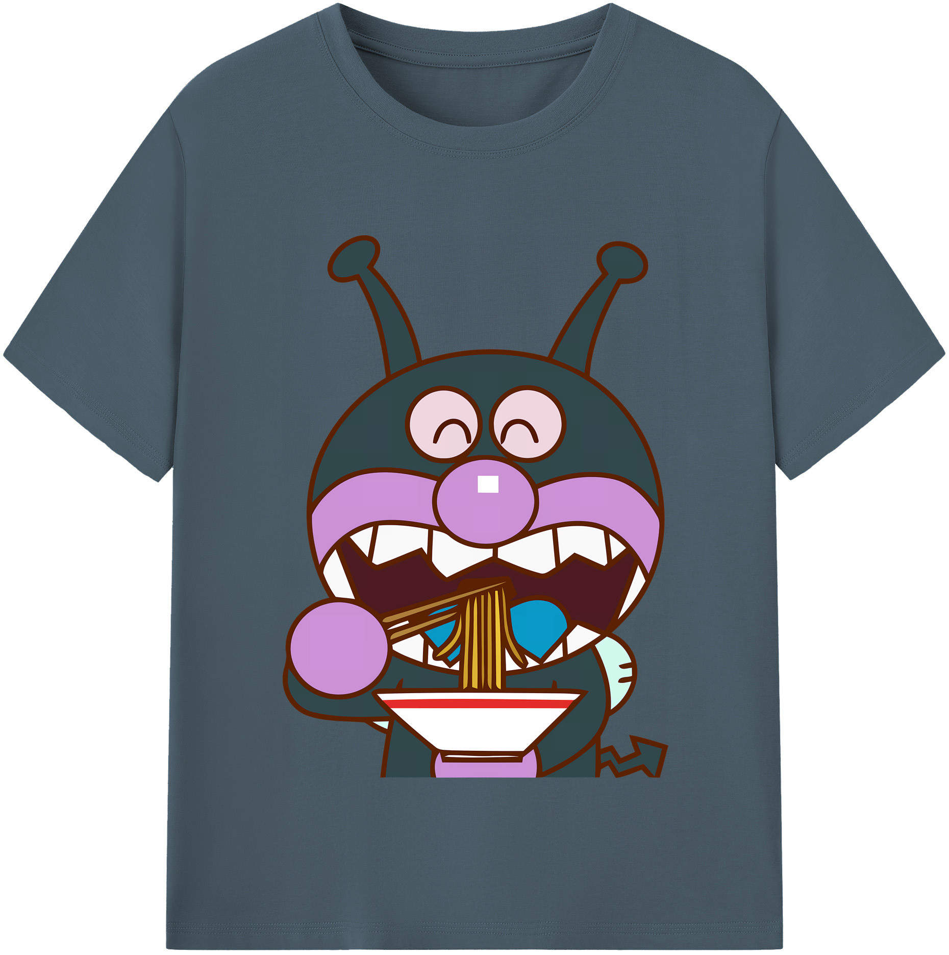 （画像用） アンパンマン Anpanman 綿100％半袖Tシャツ（フロントプリント）